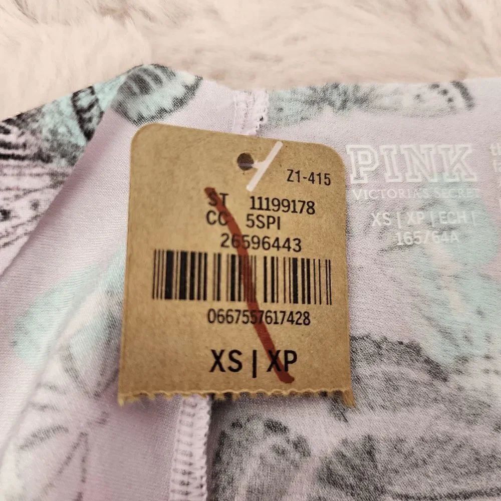 NWT VS PINK Lavender Butterflies Tanga: XS Elegance! NWT - Picture 2 of 5